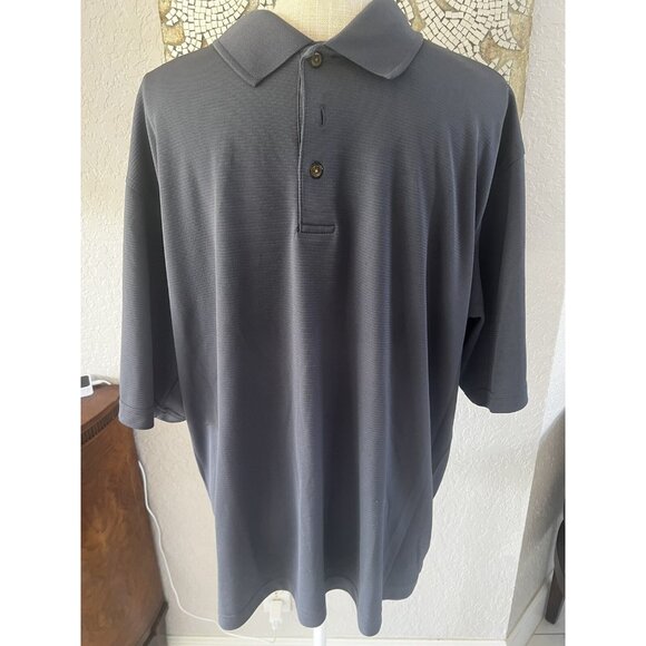 Pebble Beach Performance Polo Shirt XL Mens Navy Blue Polyester Golf Top - Picture 1 of 8